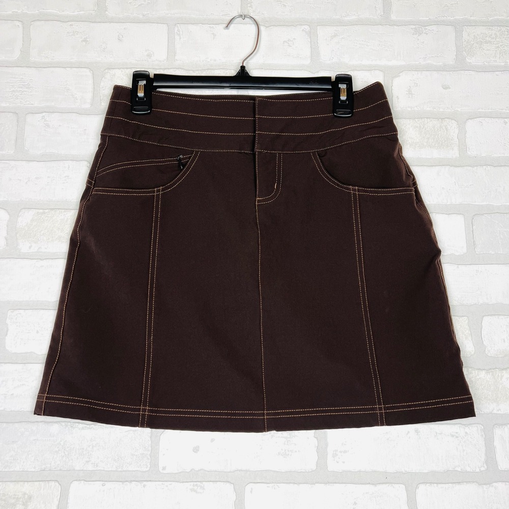 Athleta Athletic Skort with Contrast Topstitching and Built-in Shorts Size 4